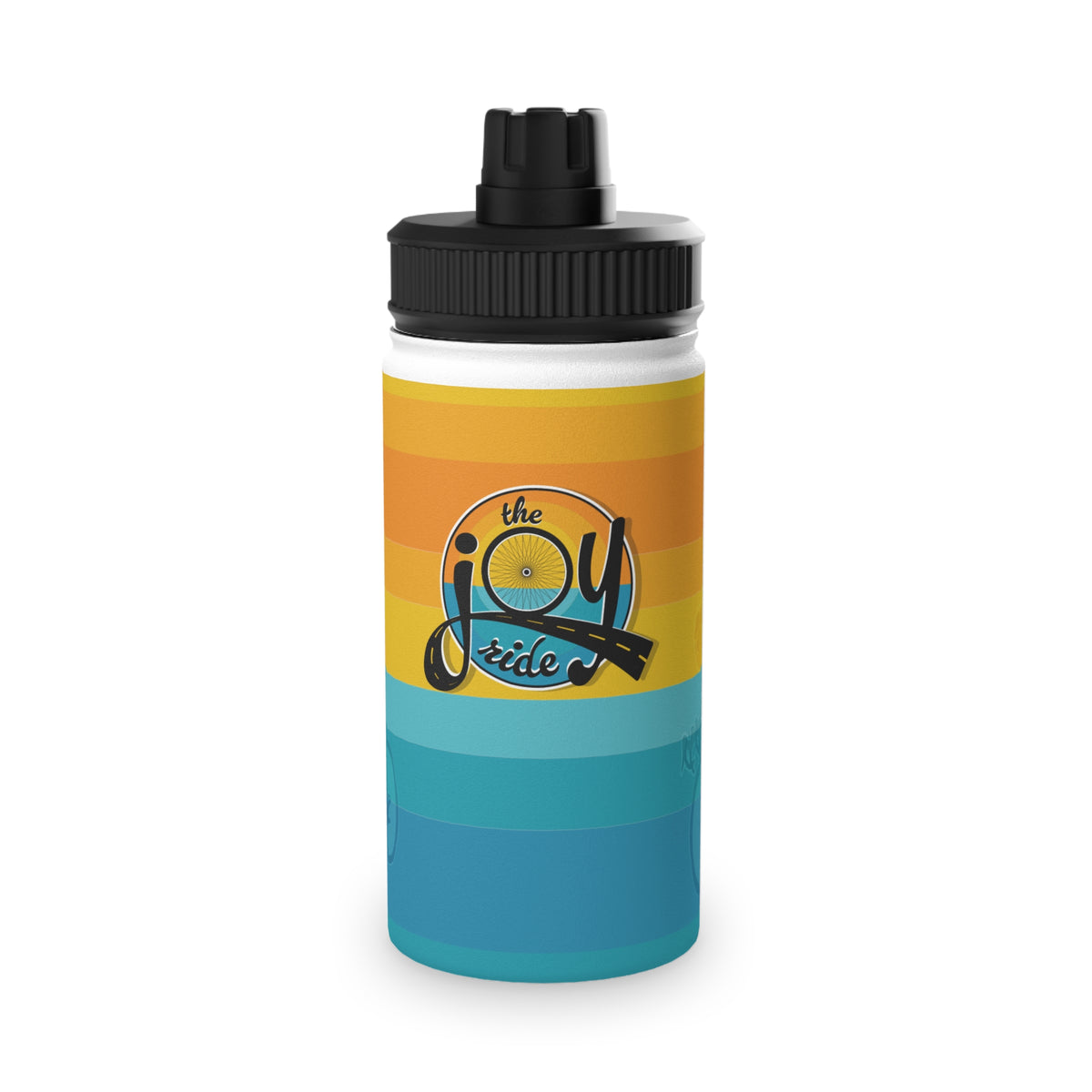 Joy Ride Stainless Steel Sports Water Bottle — Retro Surf Logo