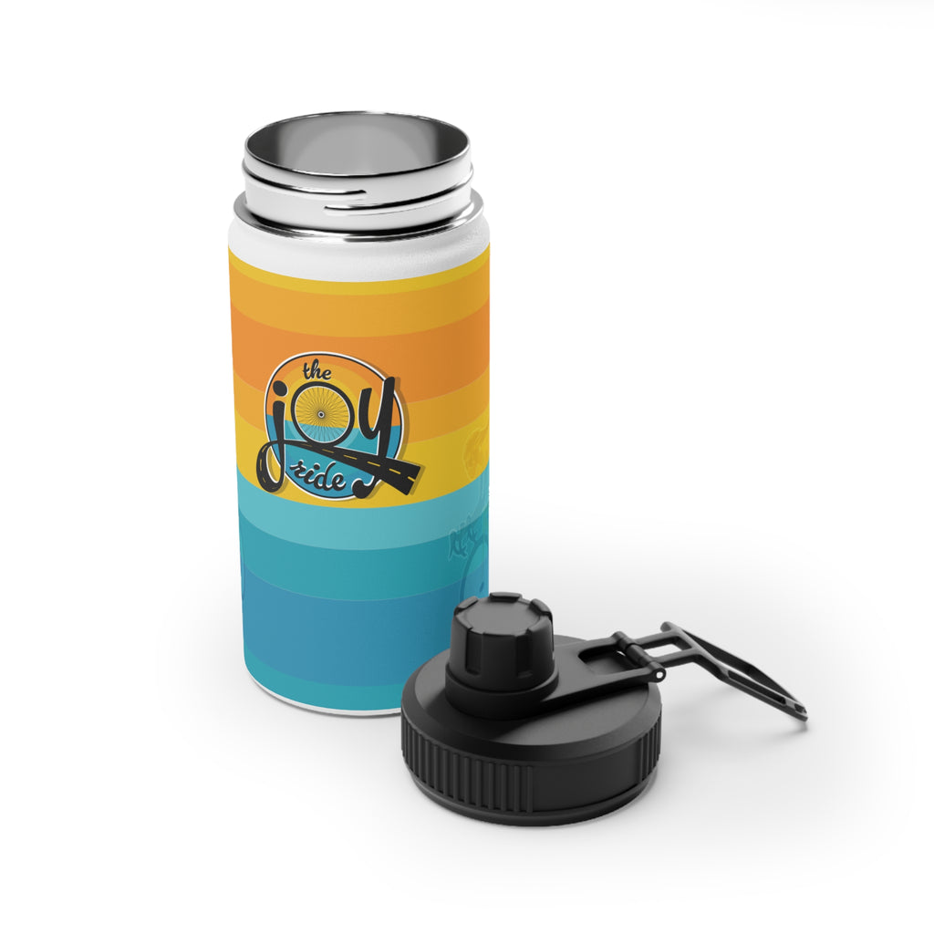 Joy Ride Stainless Steel Sports Water Bottle — Retro Surf Logo