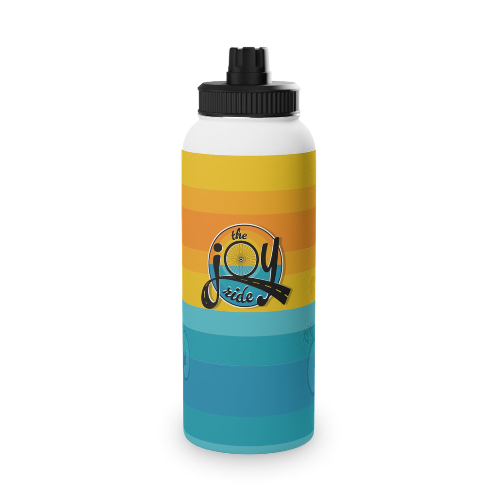 Joy Ride Stainless Steel Sports Water Bottle — Retro Surf Logo