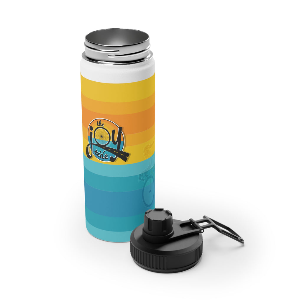 Joy Ride Stainless Steel Sports Water Bottle — Retro Surf Logo