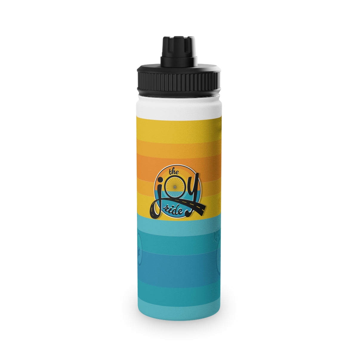 Joy Ride Stainless Steel Sports Water Bottle — Retro Surf Logo