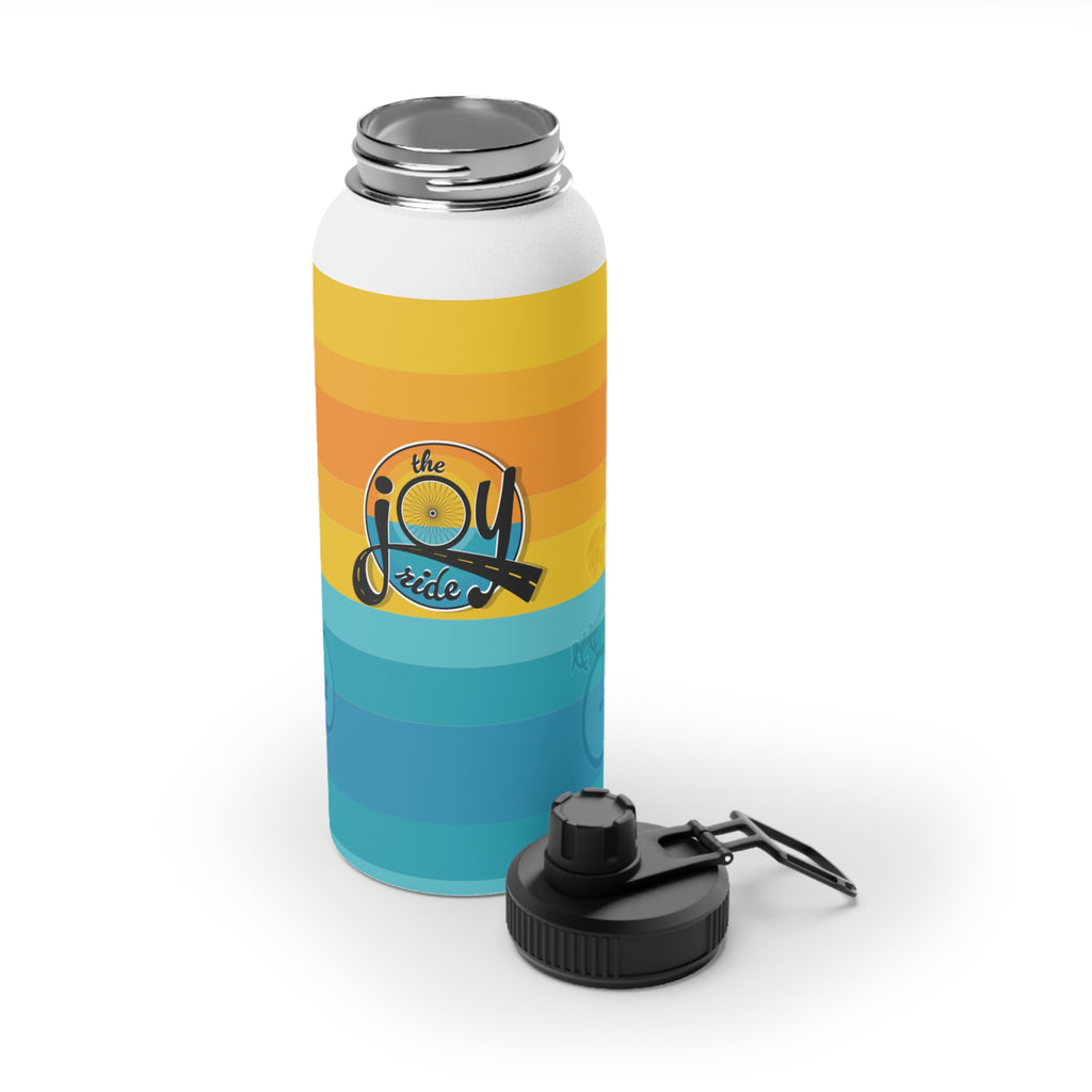 Joy Ride Stainless Steel Sports Water Bottle — Retro Surf Logo
